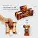 Cptots 5PCS Hair Claw Clips - Rectangle Tortoise Transparent Jaw Clips for Women and Girls - Fashion Hair Styling Accessories - 5 Colors - Buy Online on GoSupps.com