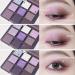 9Colors Eye Shadow Palettes Makeup Dark Purple Plum Lavender Mauve Black Smoky Eyeshadow Palette for Older Women Natural Powde Eye Shadows Waterproof Long Lasting Naturing-Looking 9Colors-Dark Purple Plum Lavender - Buy Online on GoSupps.com