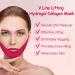 V Line Lifting Mask - Hydrogel Collagen Chin Firming Mask with Aloe Vera & Seaweed | Anti-Wrinkle Face Masks (3 Pack - Buy Online on GoSupps.com