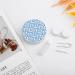 Hibiscus Flowers Contact Lens Case - Portable Round Storage Kit with Mirror for Travel & Daily Use - Buy Online on GoSupps.com