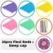 Goodofferplace 35-Pack 9 Flexi Rods - Flexible Curling Rods for Short & Long Hair + Bonus Hair Bonnet Cap - Multi-colored - Buy Online on GoSupps.com