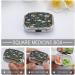 Pill Box Wild Nature Print - 2 Compartment Portable Pill Organizer | Decorative Metal Case for Pocket & Purse - Buy Online on GoSupps.com