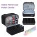 GR69N Nail Polish Organizer- Double Layer Storage Bag for Nail Lamp, 40 Bottles (2ml-15ml), Patented Design, Tons of Space for Supplies- Black - Buy Online on GoSupps.com