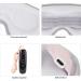 Buy Heated Eye Massage Device | USB Foldable Compress for Dry Eyes & Dark Circles - Eye Care Treatment - Buy Online on GoSupps.com