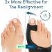 CARETRAS Bunion Corrector Set for Women & Men - Orthopedic Splint for Hallux Valgus, Hammer Toe & Bunion Relief - Day & Night Support (2pc) - Buy Online on GoSupps.com