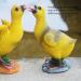 Outdoor Garden Duck Statue Adorable Animal Figurine for Patio Durable Material for Weather (Gray) Grey - Buy Online on GoSupps.com