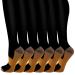 Bropite compression stockings for women and men blood circulation 6 pairs 20 30 mmHg support copper compression stockings suitable for athletes multicolored 05 copper-compression stockings L-XL