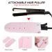 Silicone Heat Resistant Mat - 2pcs Non-Slip Pouch for Hair Straightener - Travel-Friendly Pink Hair Styling Cover - Buy Online on GoSupps.com