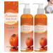 homomdy Persimmon Body Wash for Seniors Persimmon Deodorant Shower Gel Deep Cleansing & Moisturizing Body Wash for Men and Women Refreshing and Oil Regulating (2 pcs)