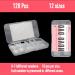 Novo Ovo 120-Piece Long Toothed Artificial Toe Nail Tips | Clear Gel Full Cover Toenails Set | 12 Sizes for Perfect Fit | Easy to Glue & Apply | International Shipping Available - Buy Online on GoSupps.com