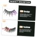 FRCOLOR 3 Pairs Fluorescent False Eyelashes Lashes with Color Lashes with Glitter Colored Lashes Glitter Lash Extensions Glitter Lashes Long Fake Eyelash Slim High-grade Fiber Sequins 3d - Buy Online on GoSupps.com