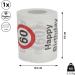 Happy Birthday Toilet Paper | 60th Birthday | 2-Ply 24m | Fun WC Motif Paper | International Shipping - Buy Online on GoSupps.com