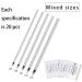 100 Pcs Stainless Steel Body Piercing Needles Mix Size Kit with Pennington Forceps - Ear Nose Piercing Jewelry Set - Buy Online on GoSupps.com