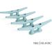 True Atlantic Galvanized Boat Dock Cleats 4-pack Turquoise - Coastal and Beach Decor - Buy Online on GoSupps.com
