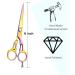 Wishbeauty 6" Hairdressing Scissors Hair Cutting Scissor for Professional Hairdressers Barber Stainless Steel Scissors for Hair Cutting Sharp Hair Scissors for Women Men Children - Buy Online on GoSupps.com