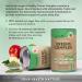 Nutravita Super Greens Powder Complex - Natural Apple Flavour - Premium Blend with Spirulina, Barley Grass & Turmeric - High Fibre, Vegan & GMO Free - Made in UK - Buy Online on GoSupps.com