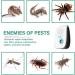 2023 Upgraded Dual Ultrasonic Pest Repeller 12 Pack - Electronic Pest Control for Insects, Roach, Mice, Spider, Mosquito - Ideal for Home, Kitchen, Office, Warehouse, Hotel, Garage - Buy Online on GoSupps.com