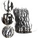 HONMEET Baroque Crown Headband Women Black Hair Crown Halloween Headdress Halloween Headband Fairy Headpiece Fancy Dress Headband Halloween Headpiece Halloween Branch Headdress - Buy Online on GoSupps.com