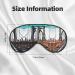 Brooklyn Bridge Print Night Blackout Eyeshade - Relaxing Nap & Travel Essential with Elastic Strap - Buy Online on GoSupps.com