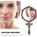 Folding Small Handle Mirror Foldable Mirror with Handle Portable Makeup Mirror Vanity Mirror Hand Mirror Makeup Tool Embossed Mirror Embossed Flower Mirror Retro Handheld Mirror - Buy Online on GoSupps.com
