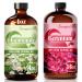 Chamomile Essential Oil 4 Fl Oz (120Ml) and Geranium Essential Oil 16 Fl Oz (480Ml) Fragrance Oil for Aroma Diffuser Humidifier Home Fragrance Spa Cleaning Body Care Massage Yoga DIY Candle