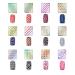 TailaiMei 144 Pieces Nail Vinyls Stencil Sticker Set - 72 Unique Designs for DIY Nail Art - Reusable Decals & Supplies - International Shipping Available - Buy Online on GoSupps.com