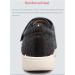 Comfort Diabetic Foot Shoes for Autumn & Winter | Adjustable Velvet Walking Shoes for Seniors | Breathable Wide Strap Design | Size 11 Black - Buy Online on GoSupps.com