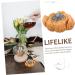 Partykindom Hand Exercise Plate Player - Lotus Figure & Wood Carving Sculpture | Feng Shui Ornaments & Vintage Miniature Statues | 3.2x2.7cm - Buy Online on GoSupps.com