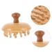 Plafope Beech Wood Massage Comb Scalp & Head Massage Tool | Wide Tooth Design for Relaxation & Stress Relief - Buy Online on GoSupps.com