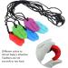 Alomejor 5pcs Silicone Teething Necklace - Soothing Baby Teethers for Gum Relief | International Shipping Available - Buy Online on GoSupps.com
