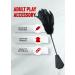 Feather Tickler Crop & Satin Blindfold Mask Set | French Tickler Whip & Teaser Stick Kit for Intimate Play - Buy Online on GoSupps.com