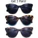 Shop Bifocal Sunglasses for Women - Cat-Eye Vintage UV Protection | 3-Pack Reading Glasses (2.0x) - Perfect for Outdoor Use - Buy Online on GoSupps.com