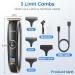 Buy Cordless Hair Clippers for Men - Zero-Gap LED USB Rechargeable 3 Combs - Ideal for Home & Barber Use - Buy Online on GoSupps.com