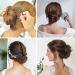 12 Pcs Hair Side Combs for Women - U Shape Hair Fork Clip for Updo Bun - French Twist Teeth Hair Pin Stick - Vintage Styling Accessories - Buy Online on GoSupps.com