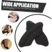 6 Pairs Heel Protectors & Cushion Pads - Blister Relief & Shoe Filler for Oversized Shoes - Invisible Black Ankle Protectors (9.5X3.5cm - Buy Online on GoSupps.com
