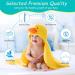 Tronphy Teething Tubes 5 Pack - Soft Silicone Chew Tubes for Babies 3-12 Months | Hollow Teether Toy with 2 Cleaning Brushes - Buy Online on GoSupps.com
