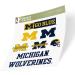 University of Michigan Wolverines Vinyl Sticker | UM U of M Decal for Laptop, Water Bottle, Car | Scrapbook Decoration - Type 2 - Buy Online on GoSupps.com