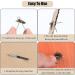 Yiphates 40Pcs Metal Brad Fasteners with Pull Rings - Decoration DIY Crafts Accessories - Buy Online on GoSupps.com