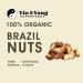 Organic Brazil Nuts 1kg by Yin & Yang Superfoods | Raw & Natural | Premium Quality Source of Fibre, Protein & Selenium | Antioxidant-Rich, Certified Organic, GMO-Free - Buy Online on GoSupps.com