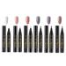 Gel Nail Polish Pen 6pcs One Step Nail Gel Pen 3 in 1 Soak Off UV LED Lamp Available Nail Art Tools