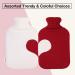 Soft Knit Heart Pattern Hot Water Bottle Cover - 2L Wine - HomeTop - Pack of 1 - Buy Online on GoSupps.com