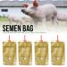 Pilipane 50pcs Disposable Bag 100ml Plastic Pig Insemination Bag Artificial Insemination Rod Set for Veterinary Equipment - Buy Online on GoSupps.com