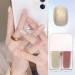 Nude Nail Polish Set 2 in 1 Quick Dry Nude Pink & Silvery Nail Polish set No Need Cure Long Lasting Nail Varnish Natural Chip- resistant DIY Nail Art at Home Gift for Girls & Women - Buy Online on GoSupps.com