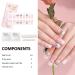 Semi Cured Gel Nail Strips Gel Nail Stickers - 16 Pcs Nail Stickers for Nail Art - Soft Self-Adhesive Gel Nail Wraps Easy Apply & Remove for Salon-Quality Manicure Kit (UV/LED Lamp Required)(BSG-0449) - Buy Online on GoSupps.com