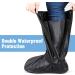 Waterproof Reusable Shoe Covers for Men and Women - Non Slip Shoe Protectors for Rain, Snow, Cycling, Fishing, Hunting - Black, Size L - Buy Online on GoSupps.com