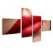 islandburner Canvas Image Cosmetics Makeup Bright Lipstick On Lips Closeup of Beautiful Female Mouth with Red and Pink Lipp Makeup Part of Face Canvas Picture GBEN-4LPx