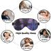 Butterfly Purple Print Double-Sided Eye Mask | Soft & Light Blocking | Enhance Sleep Quality - Buy Online on GoSupps.com