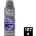 Dove Men+Care Dry Spray Antiperspirant deodorant for 72H sweat & odour protection Midnight Classico with Triple Defense Technology 107 g - Buy Online on GoSupps.com
