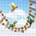 Bird Parrot Ladder Bridge Toy - Natural Pepper Wood Swing & Climbing Accessory for Birds Rats Hamsters - 26 Ladders 74.4x3.93 - Ideal Bird Cage Toy - Buy Online on GoSupps.com