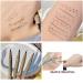 Quick-Drying Waterproof Fine Eyeliner Pen 4pcs - Long Lasting & Smudge Proof Formula (Light Brown) - Buy Online on GoSupps.com
